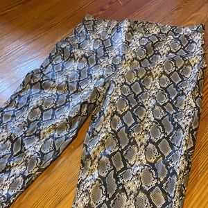 Kendall & Kylie Snakeskin Pants